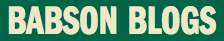 Babson blogs logo